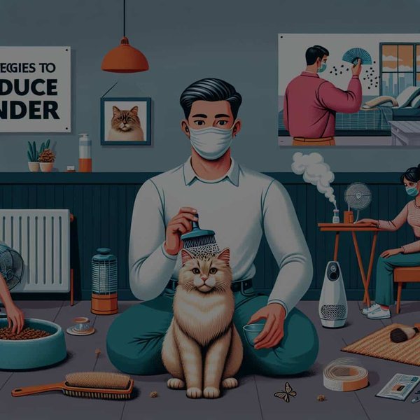 What Are the Best Strategies to Reduce Dander for Cat Owners with Allergies?